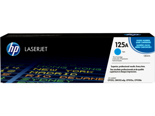 HP 125A Cyan Original LaserJet Toner Cartridge (CB541A)