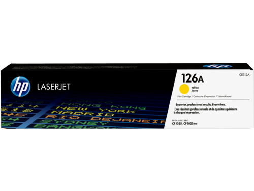 خرطوشة مسحوق الحبر الأصفر الأصلية HP 126A LaserJet (CE312A)