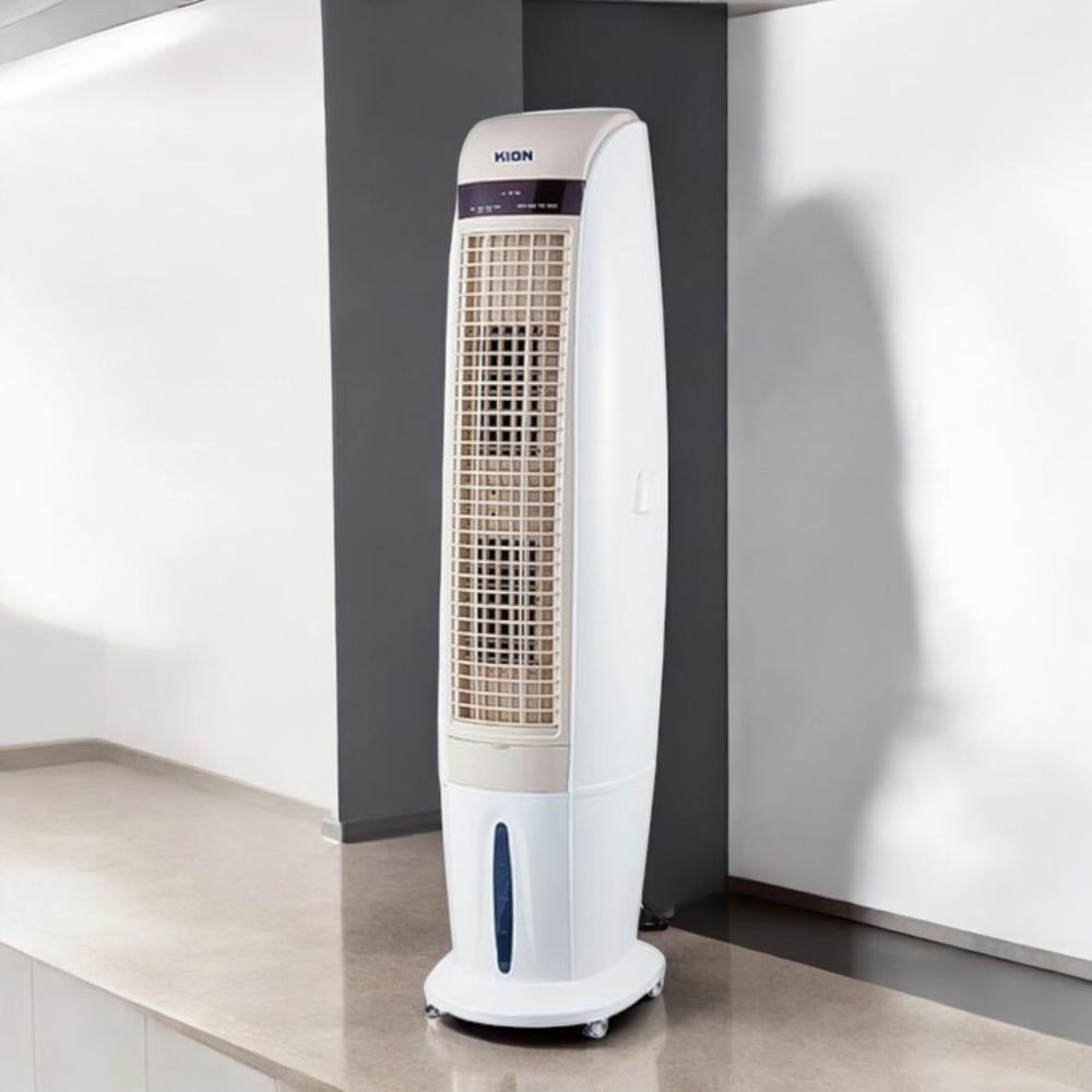 مكيف صحراوي متنقل كيون 40 لتر ريموت تحكم (ابيض × بيج)