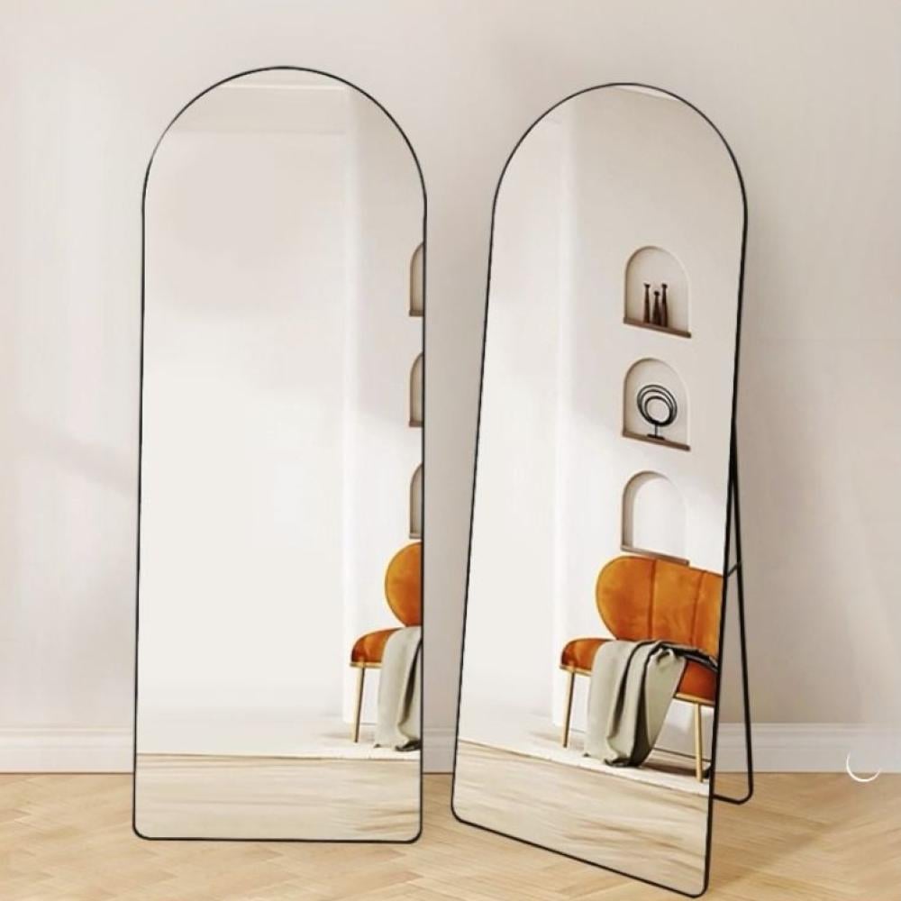 مرايا كبيرة بإستاند – إطار أسود 170×65 سم