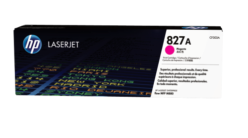 HP 827A Magenta Original LaserJet Toner Cartridge (CF303A)