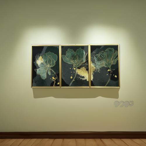 طقم لوحة ثلاثي ديكور 90x60
