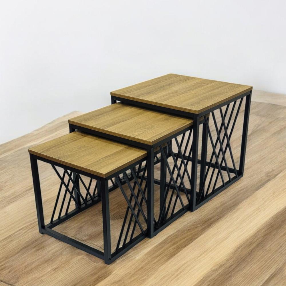 طقم خدمه متدرج لون خشب غامق