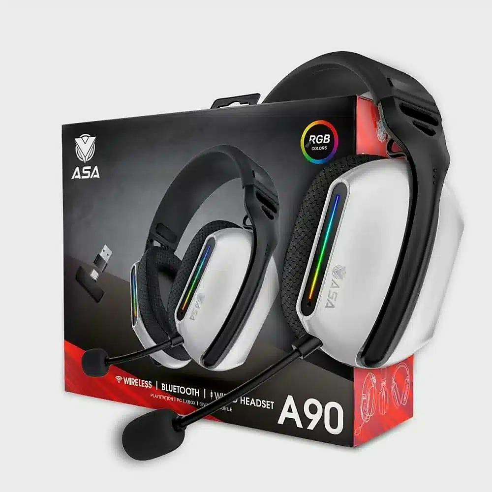 سماعة لاسلكية ASA A90 White 155,00 ر.س