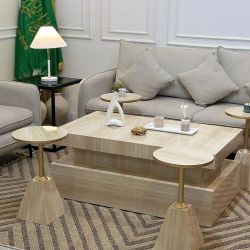 طقم طاولات ضيافة بديل الرخام