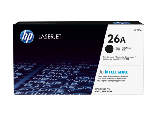 خرطوشة مسحوق الحبر الأسود الأصلية HP 26A LaserJet (CF226A)