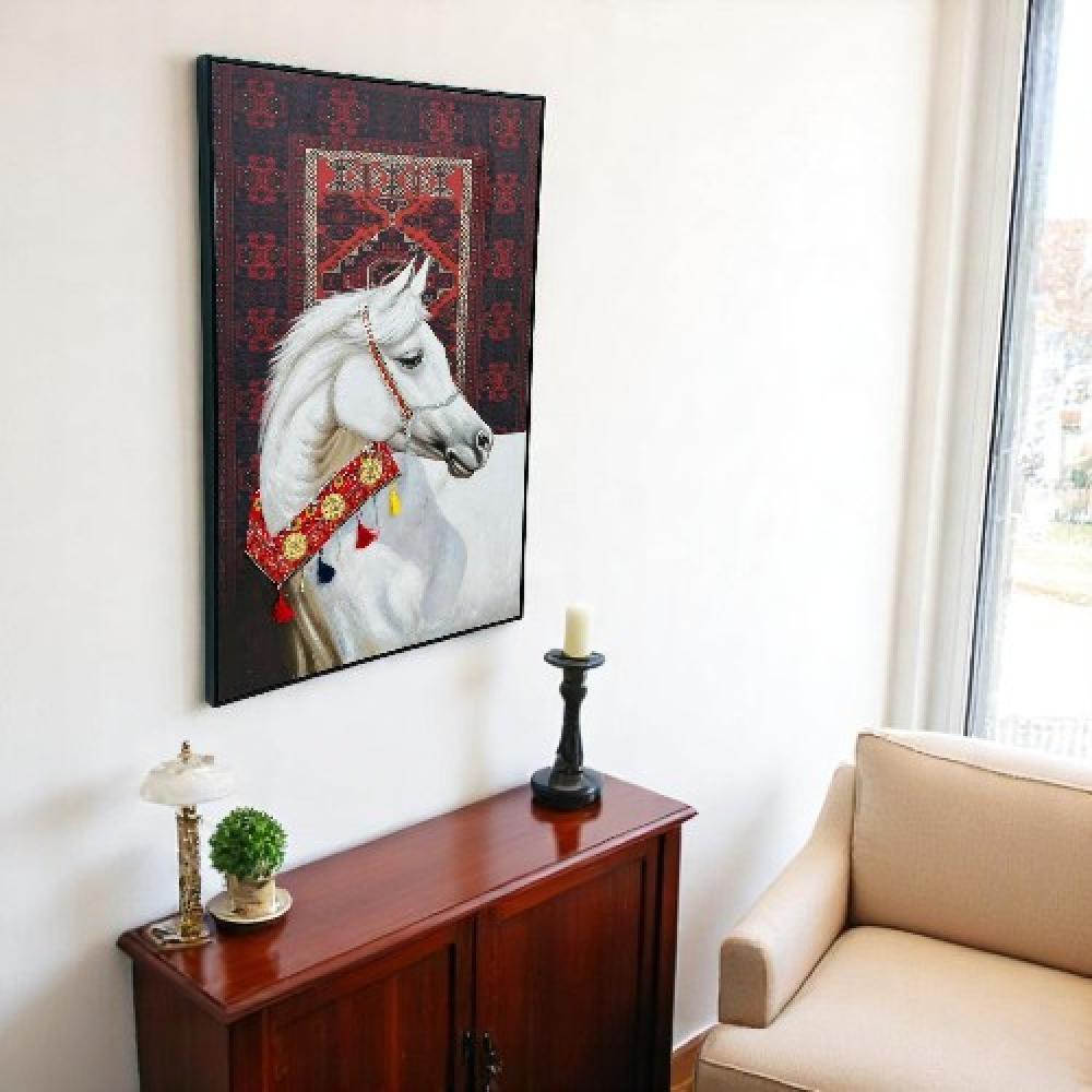 لوحات جدارية خيل 82*122 سم