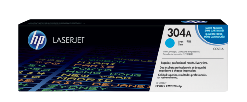 خرطوشة طباعة ليزرية HP 304A‏ أصلية سوداء لطابعات LaserJet‏ (CC530A