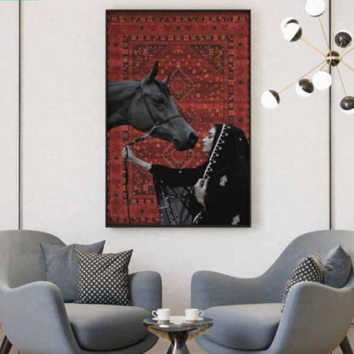 لوحة جدارية مقاس 120×80 إطار خارجي