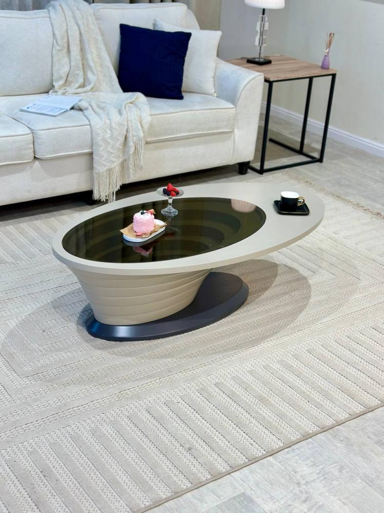 طاوله اساسيه مفرد بيضاوي