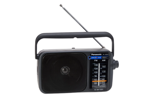 راديو باناسونيك إف إم / أي أم RF-2400 - أسود