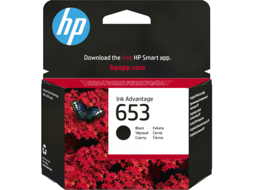 خرطوشة الحبر الأسود الأصلية HP 653 Advantage (3YM75AE
