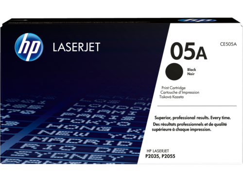 خرطوشة مسحوق الحبر الأسود الأصلية HP 05A LaserJet
