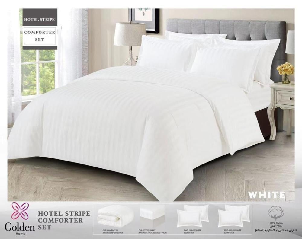 مفرش نفرين فندقي قطن 100%