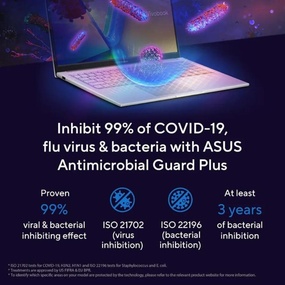 اسوس كمبيوتر محمول Vivobook X1504ZA-NJ602 بشاشة 15.6 بوصة عالية الدقة، معالج Core i7-1255U/ذاكرة وصول عشوائي 16 جيجابايت/محرك أقراص SSD سعة 512 جيجابايت/بطاقة رسومات Intel UHD/نظام تشغيل DOS (بدون نظام تشغيل Windows) باللغة الإنجليزية/العربية باللون الفضي