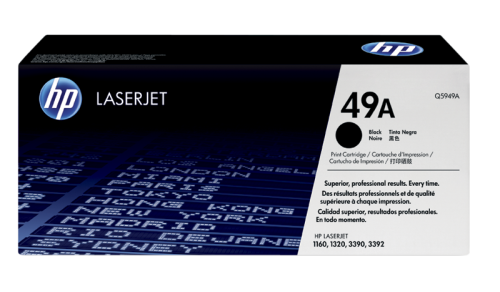 خرطوشة مسحوق الحبر الأسود الأصلية HP 49A LaserJet (Q5949A