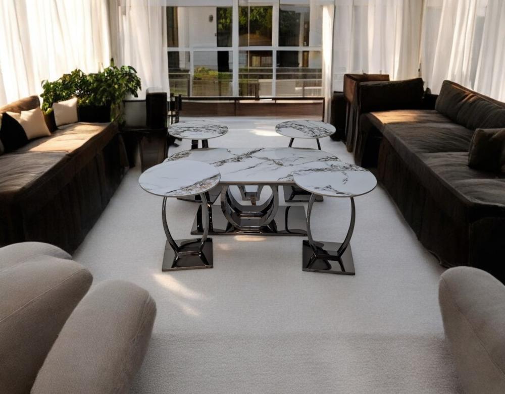 طقم طاولات ضيافة  5 قطع