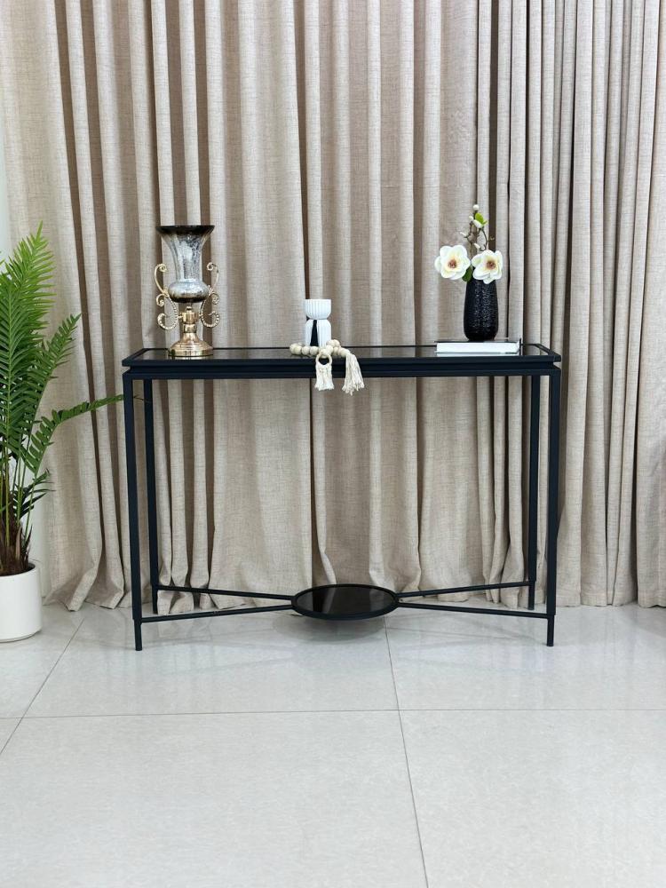 مدخل كونسول سطح زجاج  بتصميم عصري متوفر الوان