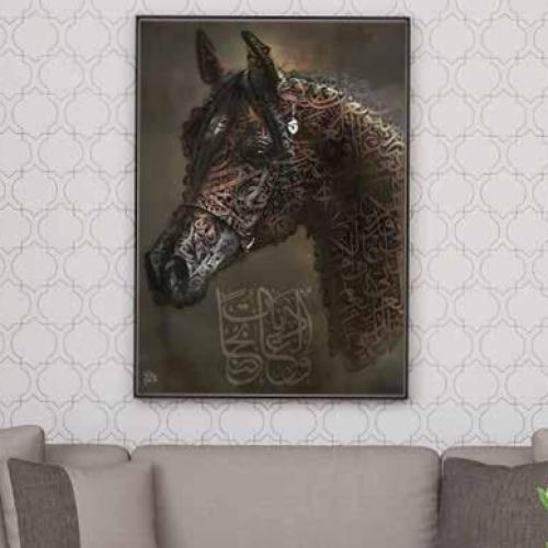 لوحة جدارية مقاس 120×80 إطار خارجي