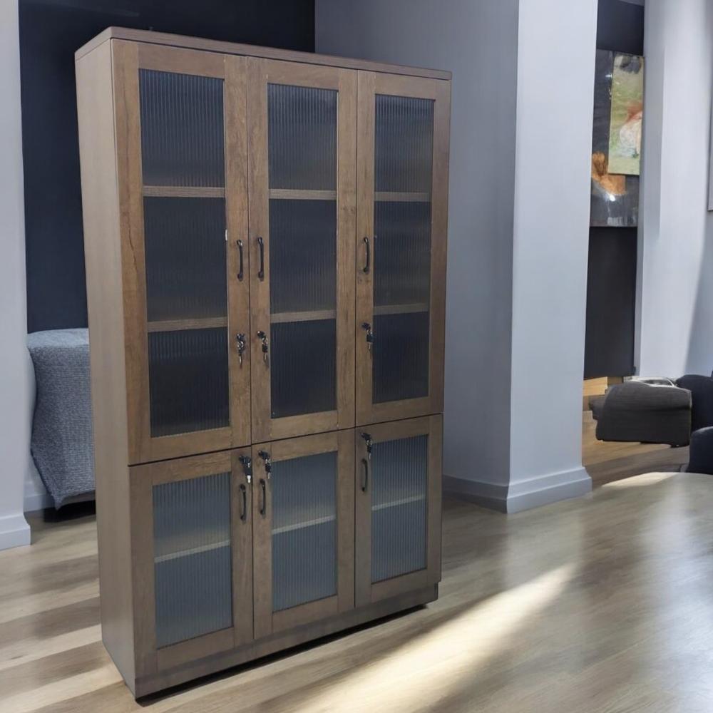 دولاب مكتبي 3 ابواب لون بني