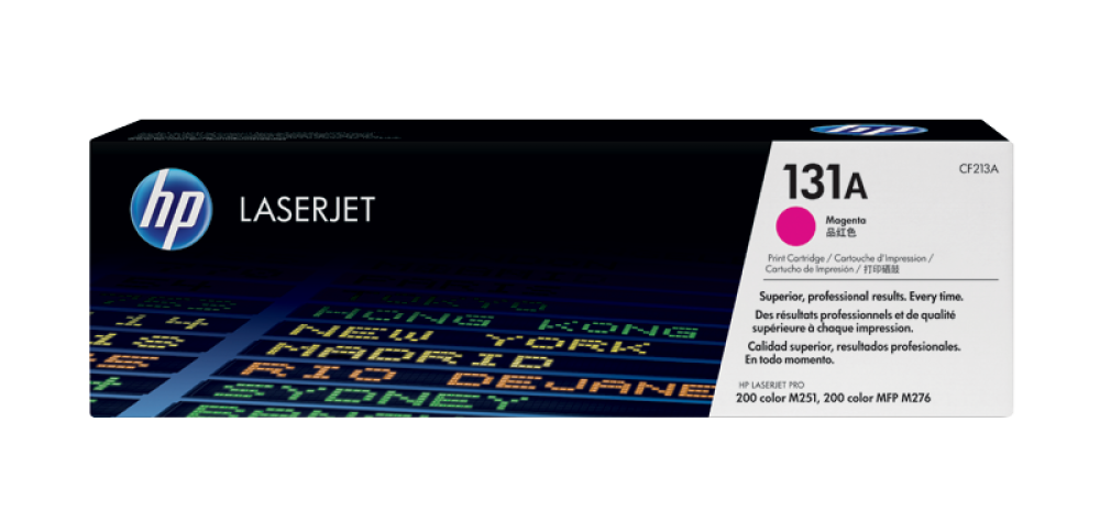 خرطوشة حبر HP 131A الأصلية ذات اللون الأرجواني لطابعات LaserJet (CF213A)