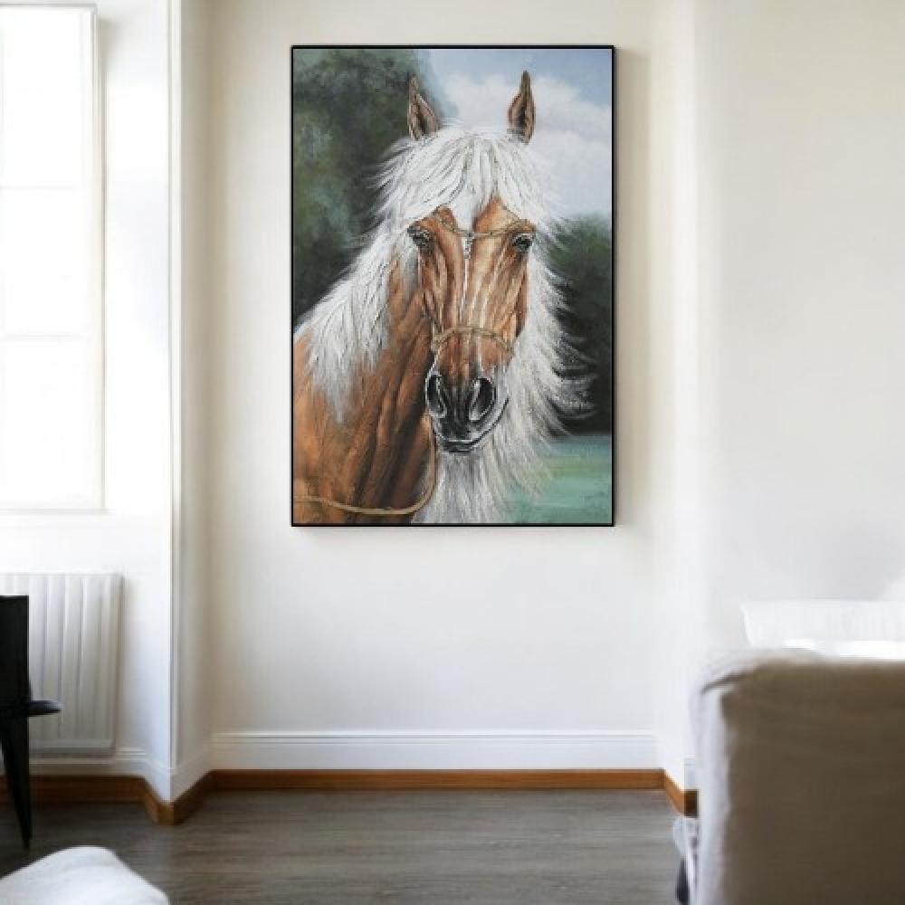 لوحات جدارية خيل 82*122 سم