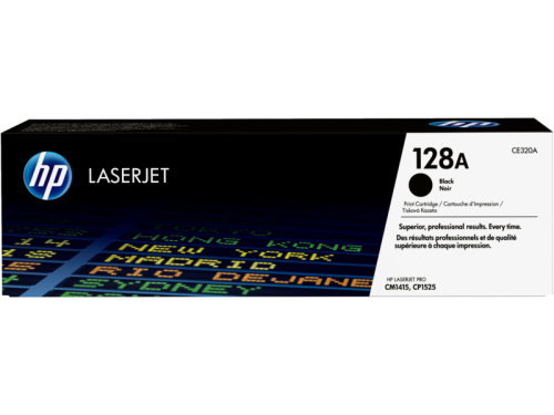 HP 128A Black Original LaserJet Toner Cartridge