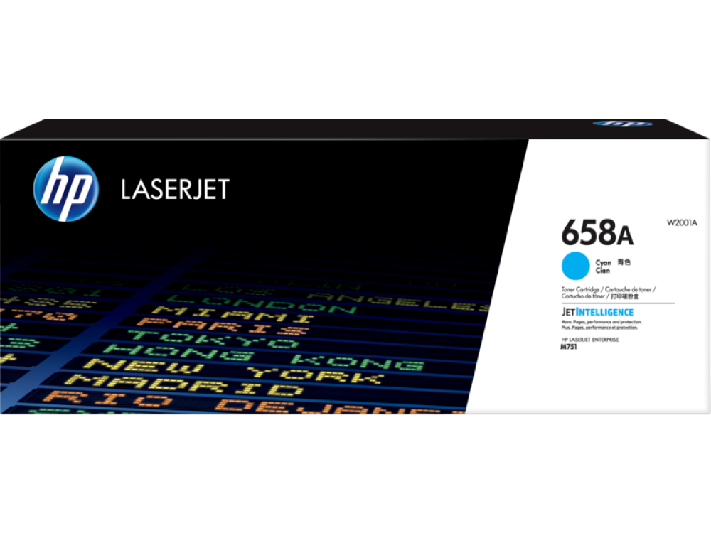 خرطوشة مسحوق الحبر السماوي الأصلية HP 658A LaserJet (W2001A)