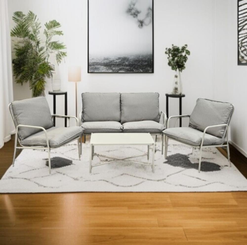 طقم جلسة خارجية 4 اشخاص - تصميم عصري