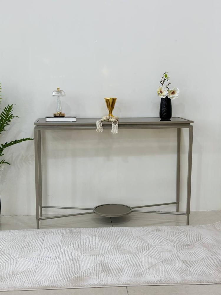 مدخل كونسول سطح زجاج  بتصميم عصري متوفر الوان