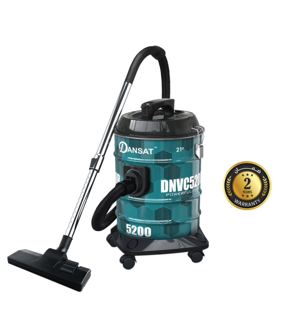 دانسات مكنسة برميل, 21 لتر, 2000 واط, أخضر - DNVC5200B