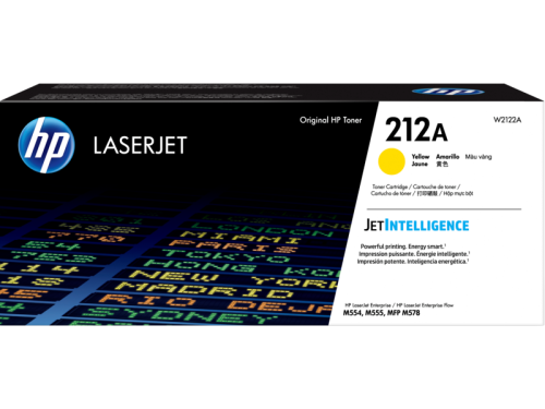 خرطوشة مسحوق الحبر الأصفر الأصلية HP 212A LaserJet (W2122A)