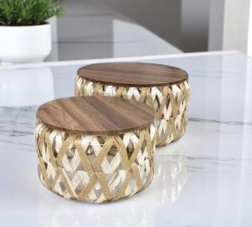 طقم طاولة خسف 2 حبة