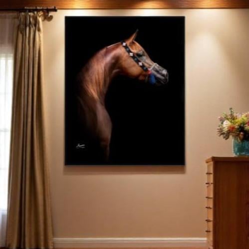 لوحات جدارية خيل 82*122 سم