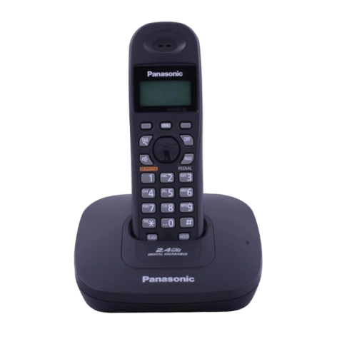 تليفون لاسلكي باناسونيك ديجيتال 2.4GHz موديل KX-TG611BX - أسود