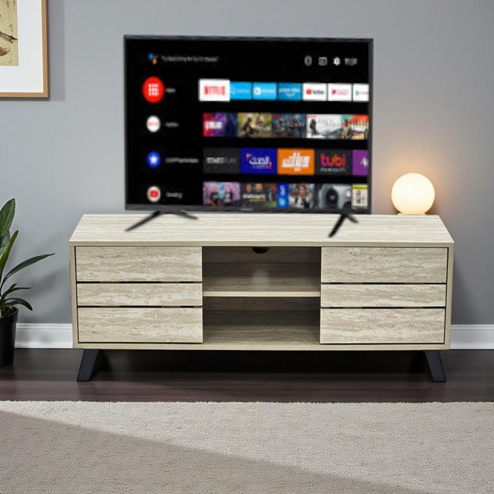 طاولة بلازما لون بيج مقاس  120سم