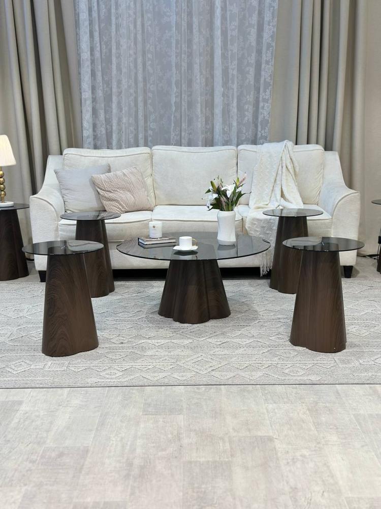 طاولة ضيافة مع 6 خدمة