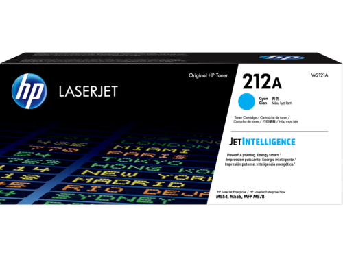 خرطوشة مسحوق الحبر السماوي الأصلية HP 212A LaserJet (W2121A)