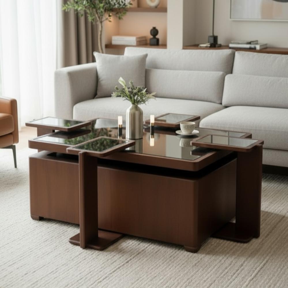 Modern design coffee and hospitality table set