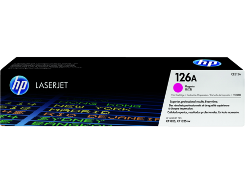 خرطوشة مسحوق الحبر الأرجواني الأصلية HP 126A LaserJet (CE313A)