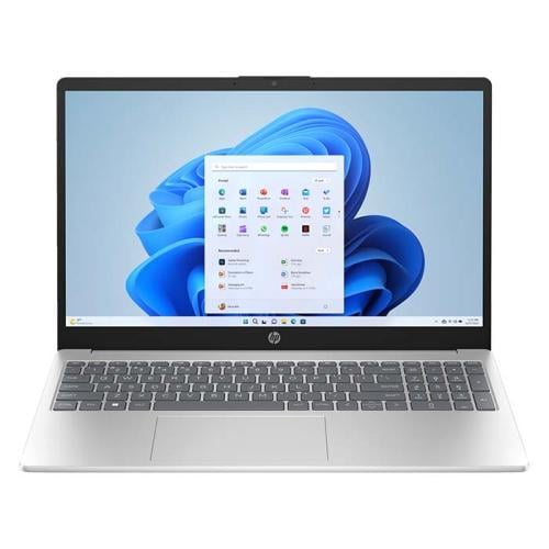 لابتوب HP 15 Intel Core i5-1335U، رام 8 جيجا، 512 جيجا SSD M.2، Intel Iris Xe رسومات، شاشة عالية الدقة بالكامل مقاس 15.6 بوصة بدقة 1920x1080، نظام تشغيل Free Dos - فضي