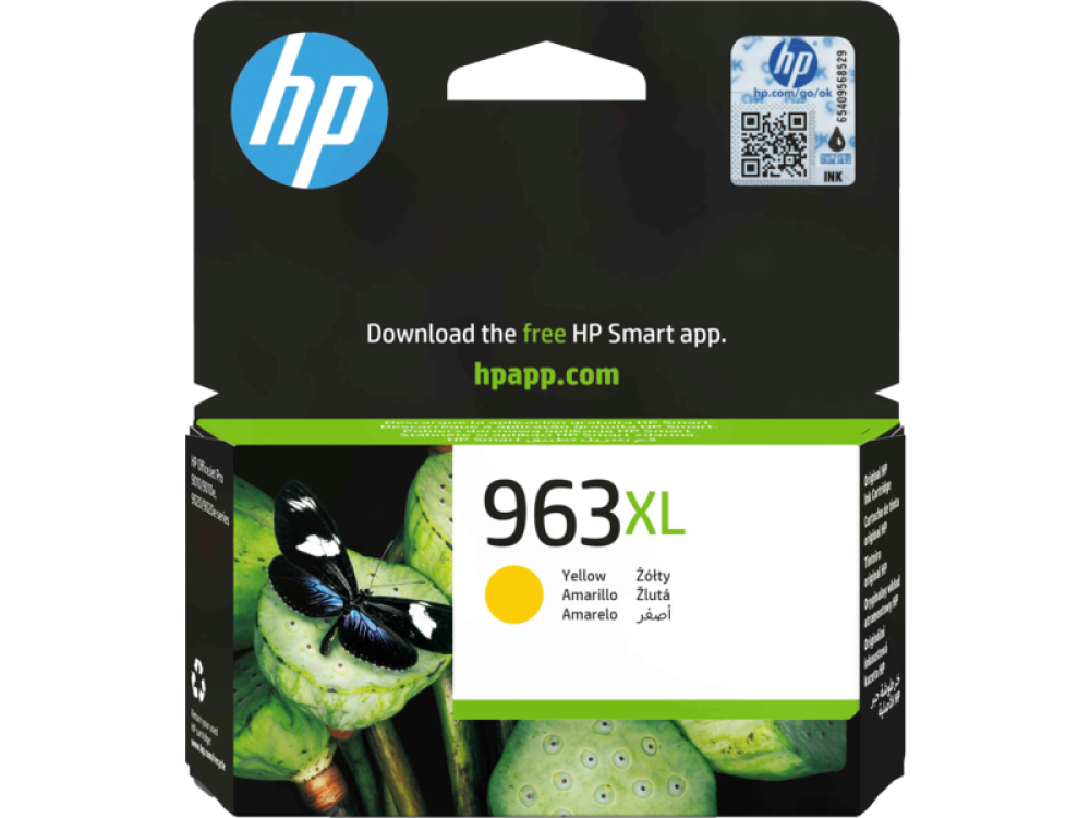 خرطوشة الحبر الأصفر الأصلية عالية الإنتاجية HP 963XL (3JA29AE