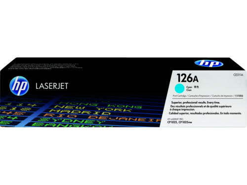 خرطوشة مسحوق الحبر السماوي الأصلية HP 126A LaserJet (CE311A)