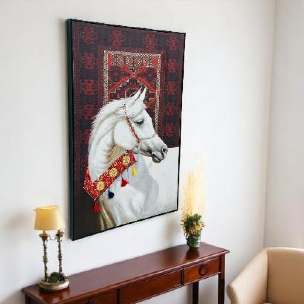 لوحات جدارية خيل 82*122 سم