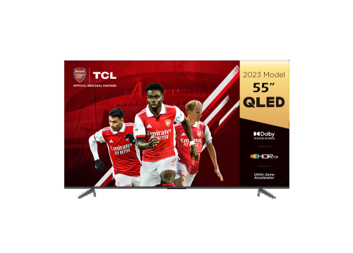 شاشة ذكية تى سى ال 55 بوصة QLED - 4K