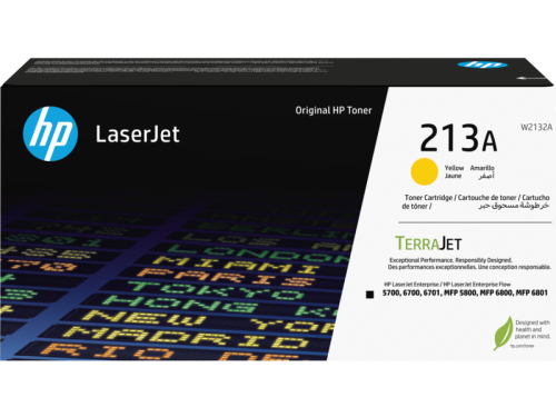 خرطوشة مسحوق الحبر الأصفر الأصلية HP 213A LaserJet (W2132A)