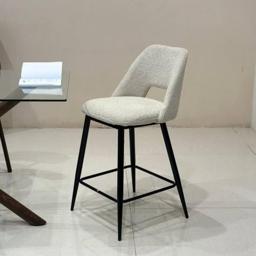 كرسي بار لون رمادي