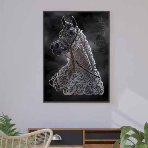 لوحة جدارية مقاس 120×80 إطار خارجي