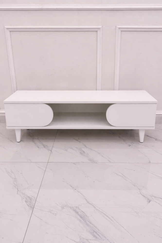 White plasma table, 160 cm
