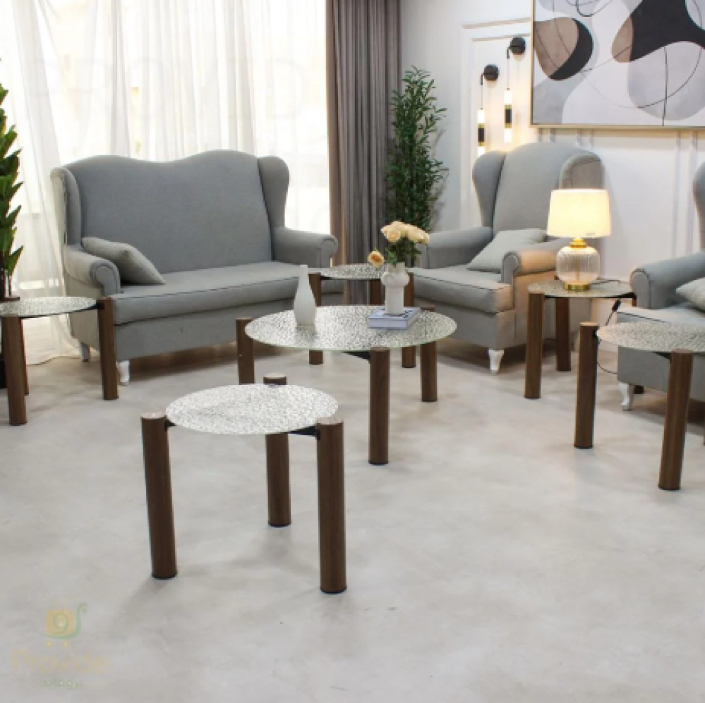 طقم  طاولة تقديم 4 طاولة خدمة